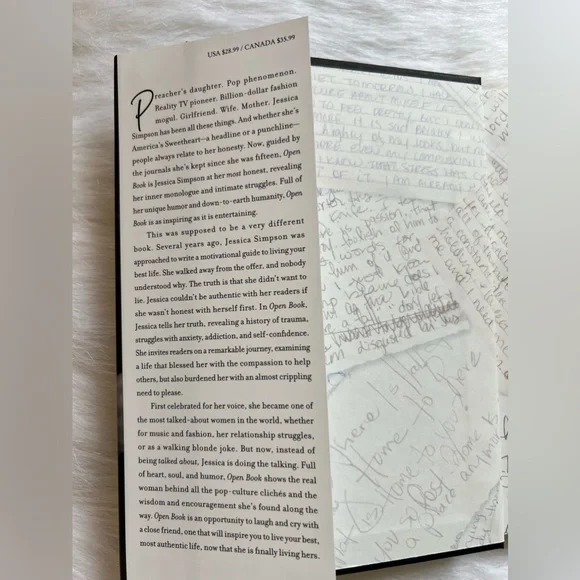 BOOK.  Open Book by Jessica Simpson. - Picture 2 of 4